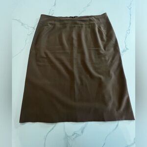 EUC NINETY brown pencil skirt s10